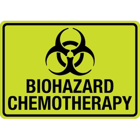 Sign, Biohazard Chemotherapy (W Sym)